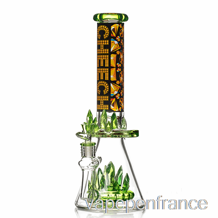 Cheech Glass, Sachez Juste Que Nous Brillons Bling Bling Bong Stylo Vape Vert